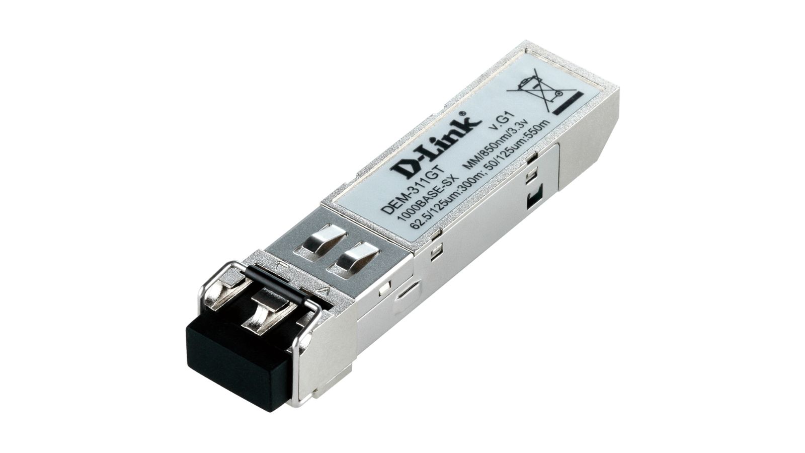 1-PORT MINI-GBIC TO 1000BASESX TRANSCEIVER