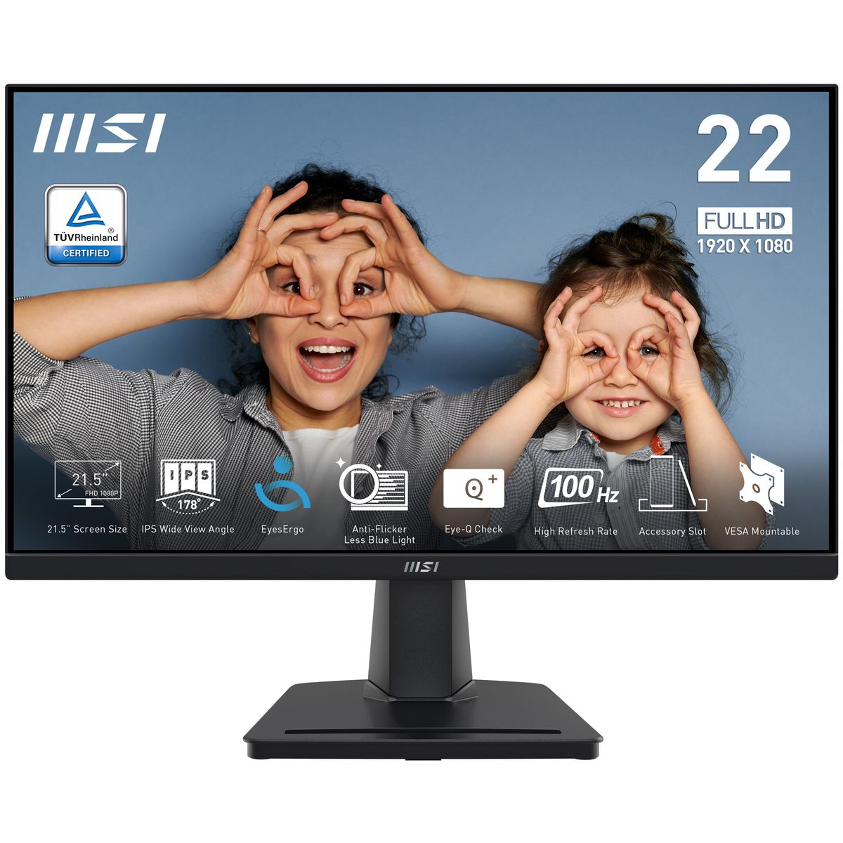 MSI PRO PRO MP225 21.5 FHD HDMI D-SUB BLACK