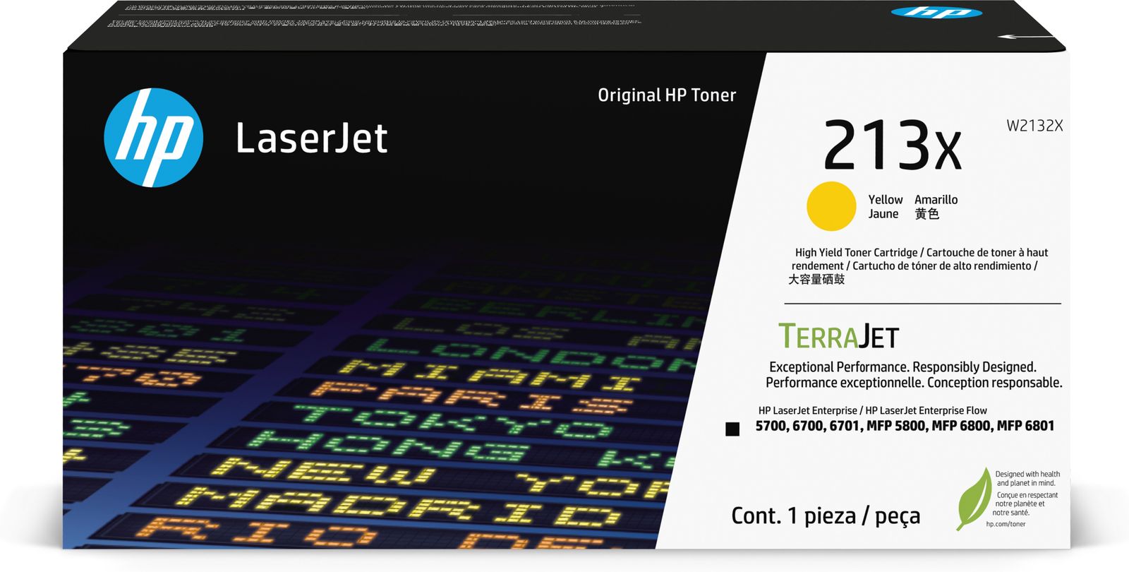 HP TONER/HP 213X YL OG LJ TONER CRTG
