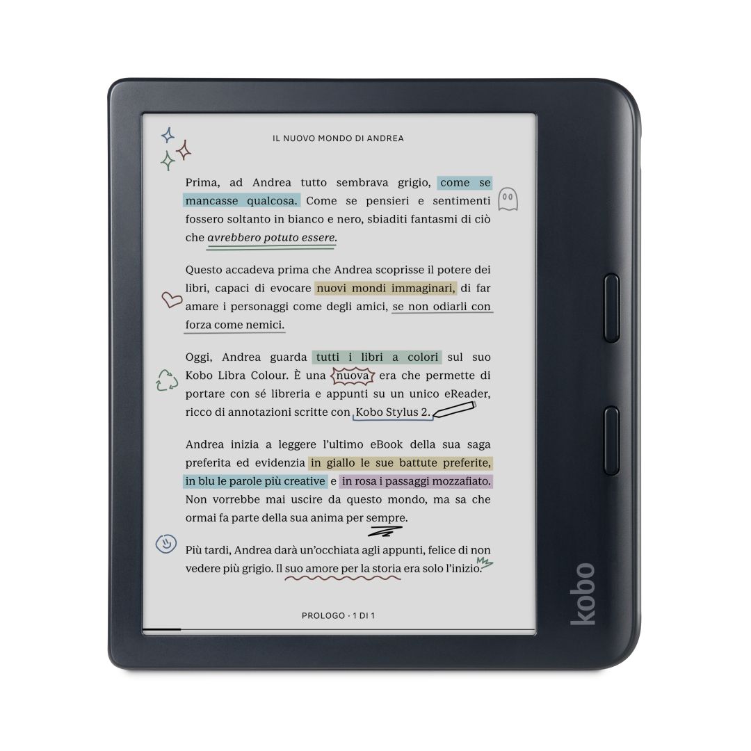 KOBO LIBRA COLOUR EBOOK READER + STYLUS 2 BLACK