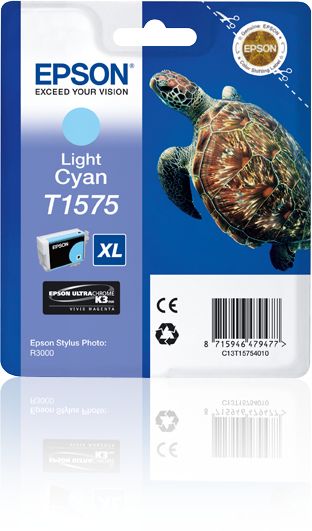 CARTUCCIA T1575 TARTARUGA CIANO CHIARO 2300PG/25,9