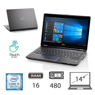 FUJITSU U748 TS - I5-8350U/16/M2-SATA480/W11P/2Y
