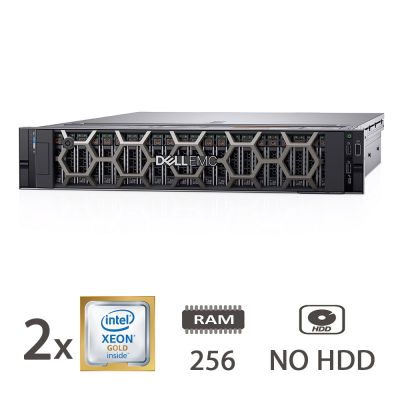 SERVER DELL R740XD 2XGOLD5120/256/NOHDD/2X750W
