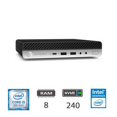 HP 800 G5 DM I5-9500T/8/NVME240/W10P/2Y