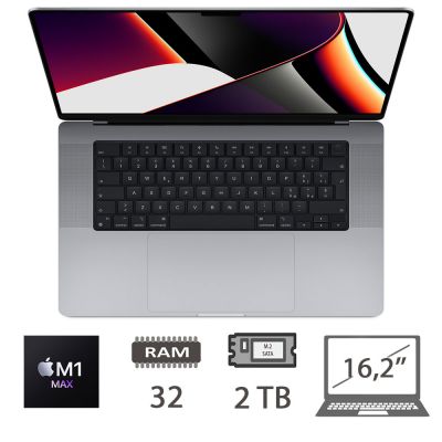 MBP 16,2 (2021)M1 MAX-10C/32/2TB/32C GPU/SG/2Y