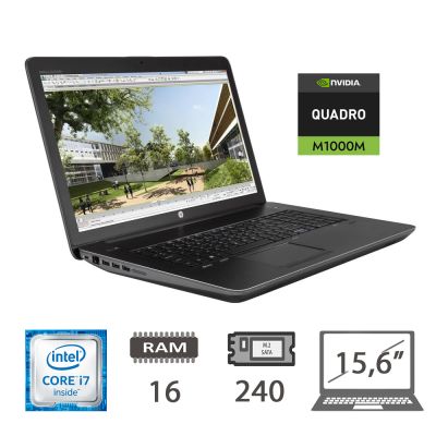 HP ZBOOK 15 G3 I7-6820HQ/16/240M2/M1000M/W10P/2Y