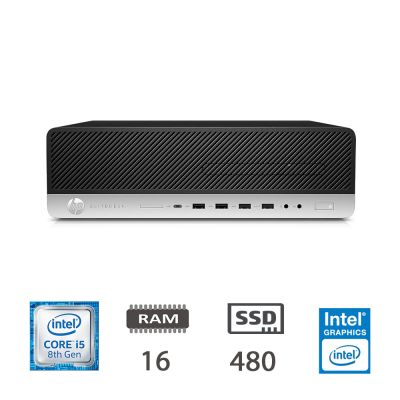 HP 800 G4 SFF - I5-8400/16/SSD480/W11P/2Y