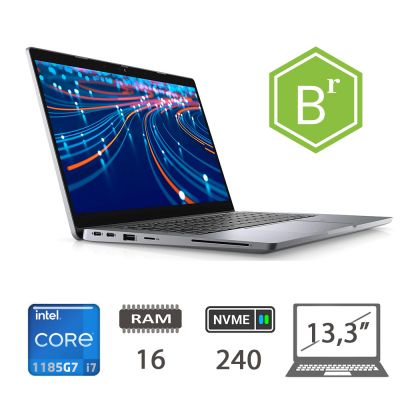 DELL 5320 - I7-1185G7/16/NVME240/W11P/13,3/2Y B