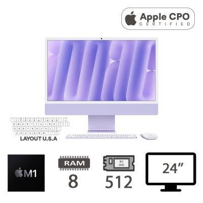 IMAC 24 4,5K (2021)M1-8C/8/512/8C GPU/PRPL/2Y-CTO