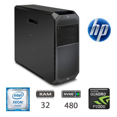 HP Z4 G4 W-2102/32/NVME480/P2000/W10P/2Y