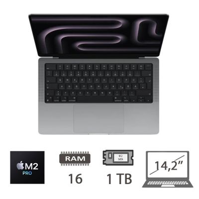 MBP 14,2 (2023)M2 PRO-12C/16/1TB/19C GPU/SG/2Y