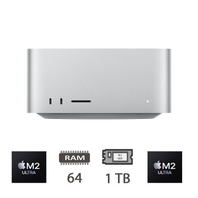 MAC STUDIO (2023)M2 ULTRA-24C/64/1TB/60C GPU/2Y