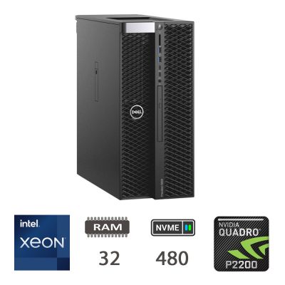 DELL T5820 XEONW2133/32/480/P2200/W11P/NO MANIGLIA