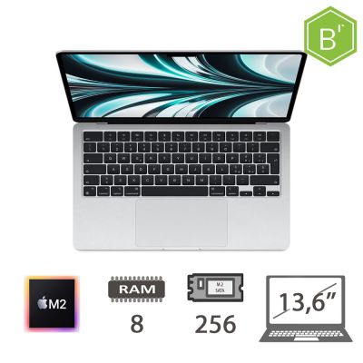 MBA 13,6 (2022)M2-8C CPU/8/256/8C GPU/SLV/2Y - B