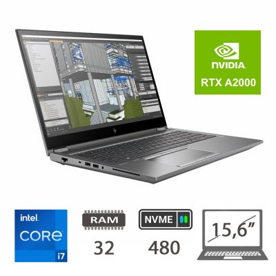 HP ZBOOK FURY15 G8 I7-11850H/32/NVME512/A2000/W11P
