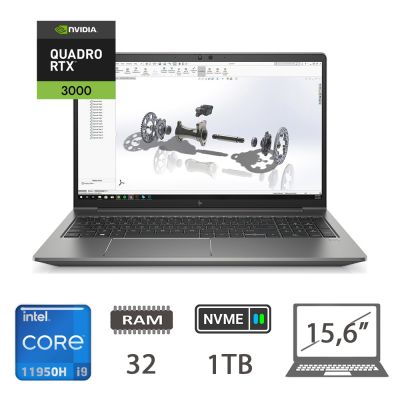 HP ZBOOK FURY15 G8 I9-11950H/32/NVME1TB/A3000/W11P