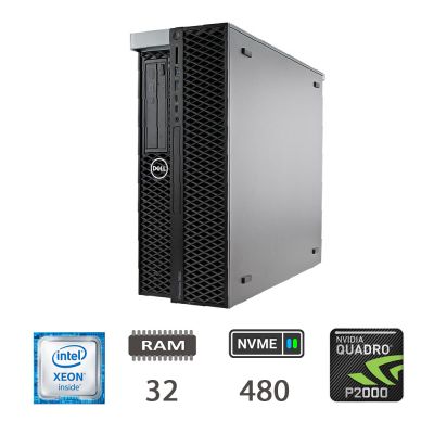 DELL T5820 XEON W-2102/32/SSD512/P2000/W11P/2Y