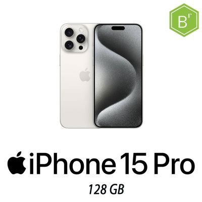 IPHONE 15 PRO 128GB WHITE TITANIUM/2Y - B