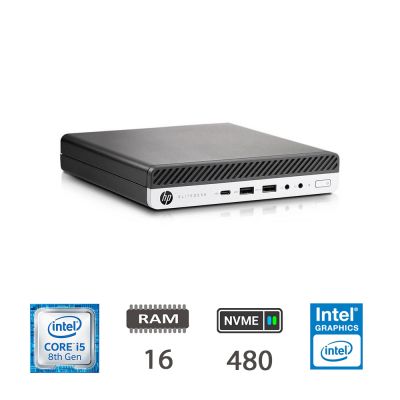 HP 800 G4 DM I5-8400T/16/NVME480/W11P/2Y