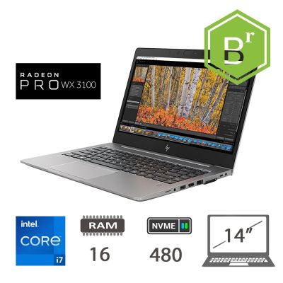 HP ZBOOK 14U G5 I7-8650U/16/512/WX3100/W11P/2Y B