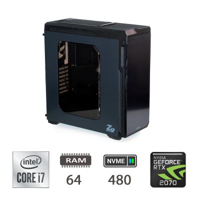 ASSEMBLATO I7-8700K/64/NVME480/2070(8GB)/W11P/2Y