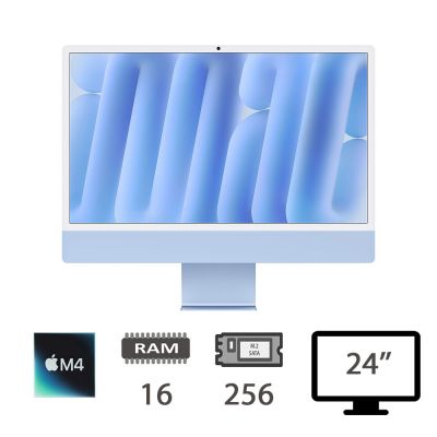 IMAC 24 4,5K (2024)M4/10C/16/256/10C GPU/BLUE/2Y