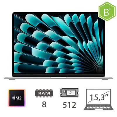 MBA 15,3 (2023)M2-8C CPU/8/512/10C GPU/SLV/2Y - B