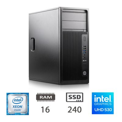 HP Z240 TW XEON E3-1225V5/16/SSD240/K620/W11P/2Y