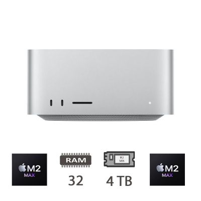 MAC STUDIO (2023)M2-MAX/12C/32/4TB/30C GPU/2Y