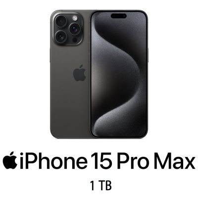 IPHONE 15 PRO MAX 1TB BLACK TITANIUM/2Y