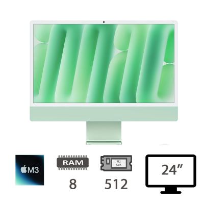 IMAC 24 4,5K (2023)M3-8C/8/512/10C GPU/GRN/2Y