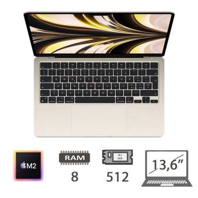 MBA 13,6 (2022)M2-8C CPU/8/512/10C GPU/STL/2Y