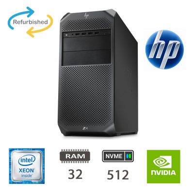HP Z4 G4 TOWER W-2123/32/NVME512/T1000/W11P/2Y