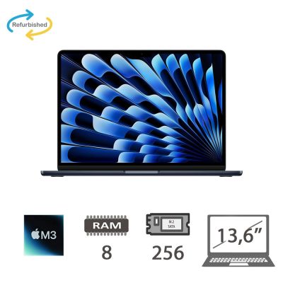 MBA 13,6 (2024)M3-8C CPU/8/256/8C GPU/MDN/2Y