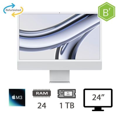 IMAC 24 4,5K (2023)M3-8C/24/1TB/10C GPU/SLV/2Y - B