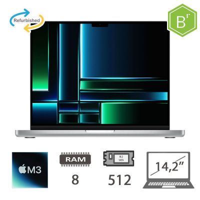 MBP 14,2 (2023)M3-8C/8/512/10C GPU/SLV/2Y - B
