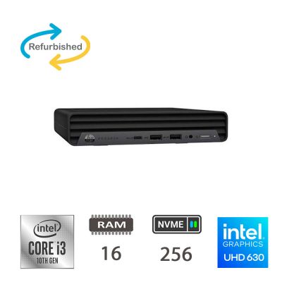 HP 400 G6 DM I3-10100T/16/NVME256/W11P/2Y