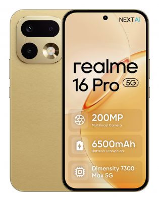 REALME 16 PRO 5G 256GB 8GB Master Gold