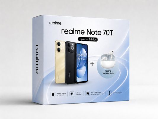 REALME NOTE 70T 256 BLACK+BUDS