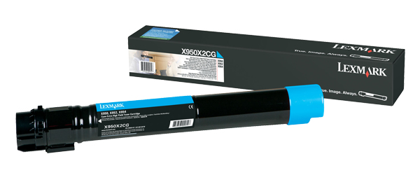 TONER LEXMARK CIANO PER XS950DE DA 22K BSD