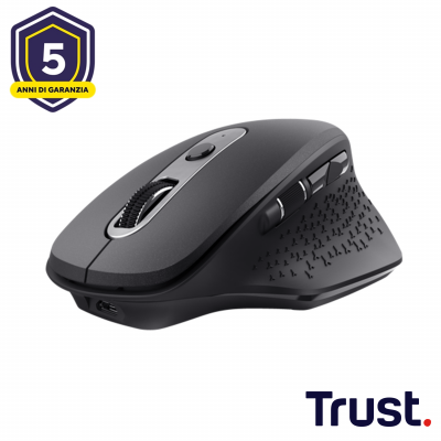 OZAA RECHARGEABLE MOUSE BLACK