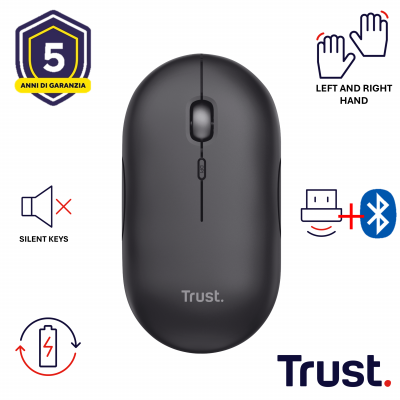 PUCK WIRELESS MOUSE BLACK