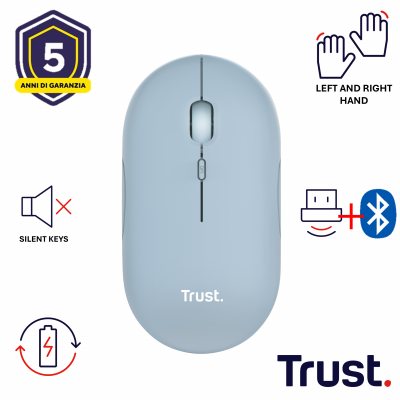 PUCK WIRELESS MOUSE BLUE