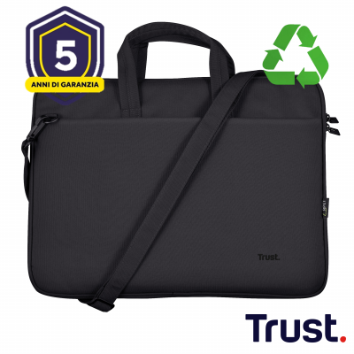 BOLOGNA LAPTOP BAG 16  ECO BLACK