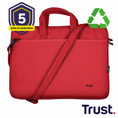 BOLOGNA LAPTOP BAG 16  ECO RED