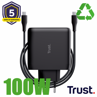 MAXO 100W USB-C CHARGER BLK
