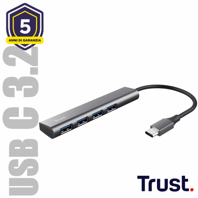 HALYX 4-PORT USB-C HUB
