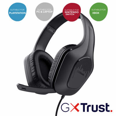 GXT415 ZIROX HEADSET - BLACK