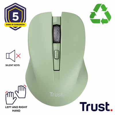 MYDO SILENT WIRELESS MOUSE GREEN