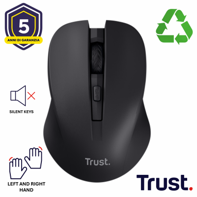 MYDO SILENT WIRELESS MOUSE BLK